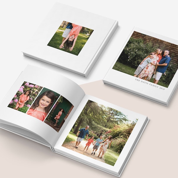 Album Template for Photographers - Photo Book Template - Photography Album Template for Photoshop - Family Photography Album