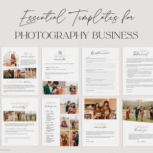 Photography Contract Template - Photography Marketing Bundle, Pricing Guide, Client Guide, Print Release, Client Contract, Instant Download