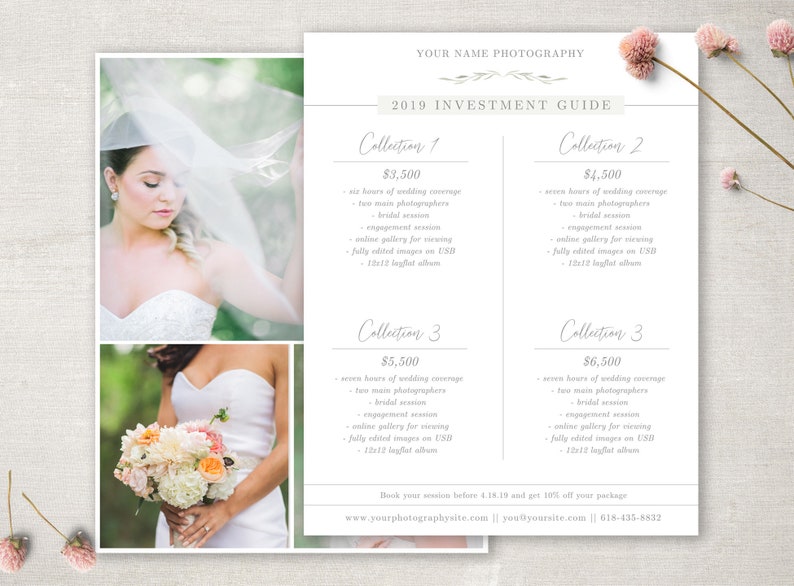Wedding Photography Pricing Template Wedding Price Sheet Etsy Wedding Photography Pricing Template Wedding Price Sheet Etsy