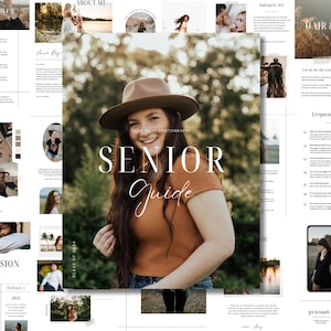 senior style guide template, senior photography magazine, magazine template, style guide, senior photography session prep, style guide for seniors, photography what to wear, sweet little muse