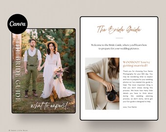 Wedding Photography Guide Template: Bride & Client Prep (Canva)