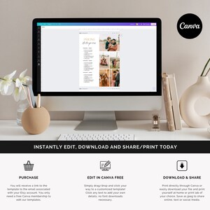 sweet little muse on Etsy, digital templates for canva