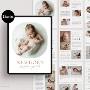 Newborn Photography Client Guide for Canva – Session Prep & What to Wear