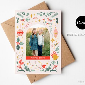 Vintage Christmas Card Template for Canva Bright Christmas Card Vintage Christmas Card Template for Canva Bright Christmas Card