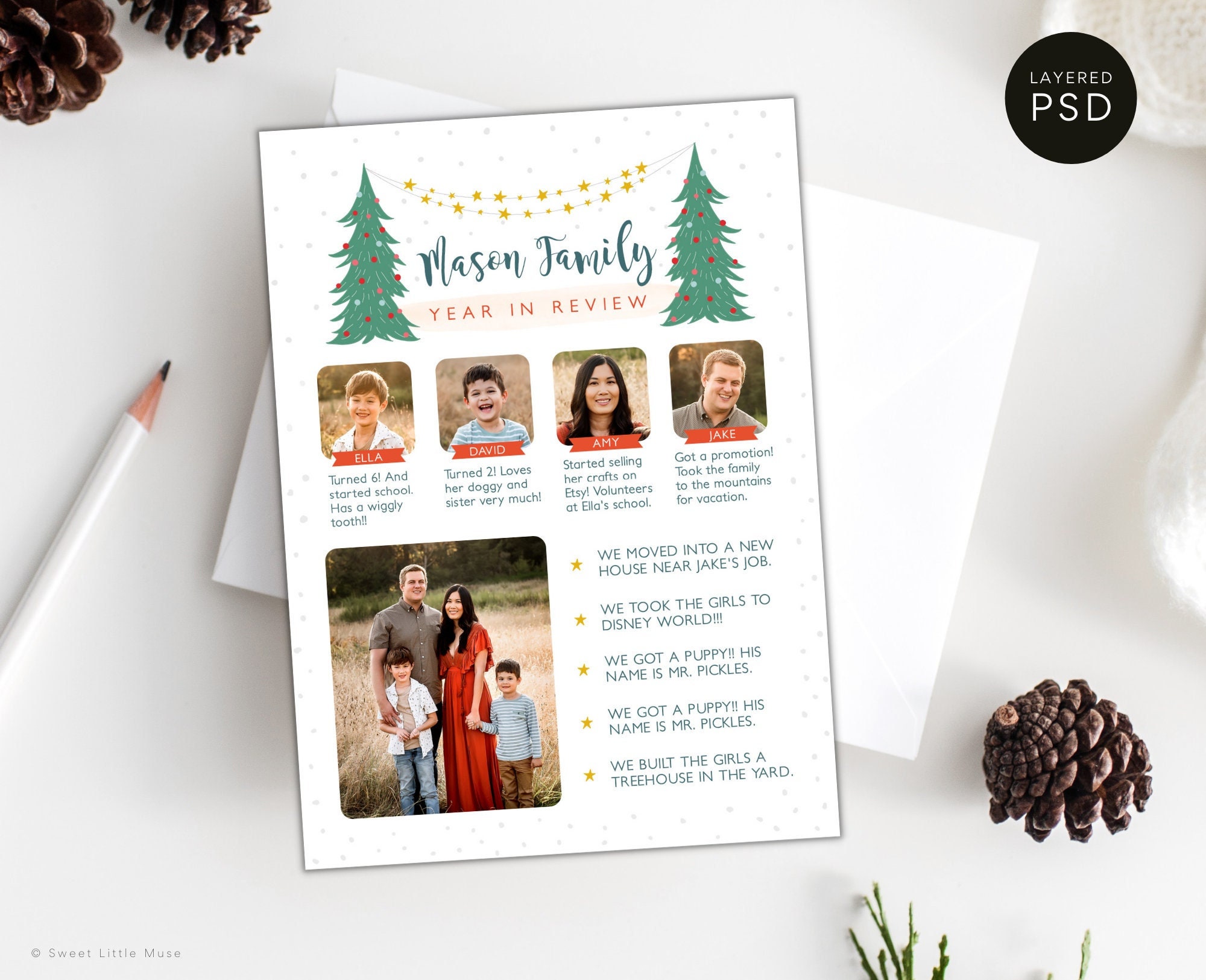 An Irish Christmas Review 2022 Year In Review Card Template For Photographers Christmas | Etsy Ireland