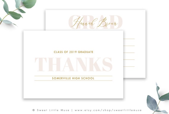 Graduation Thank You Note 8 Free Word Excel Pdf Format