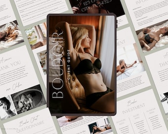 Boudoir Photography Client Guide Template – Digital Photographer Welcome Magazine