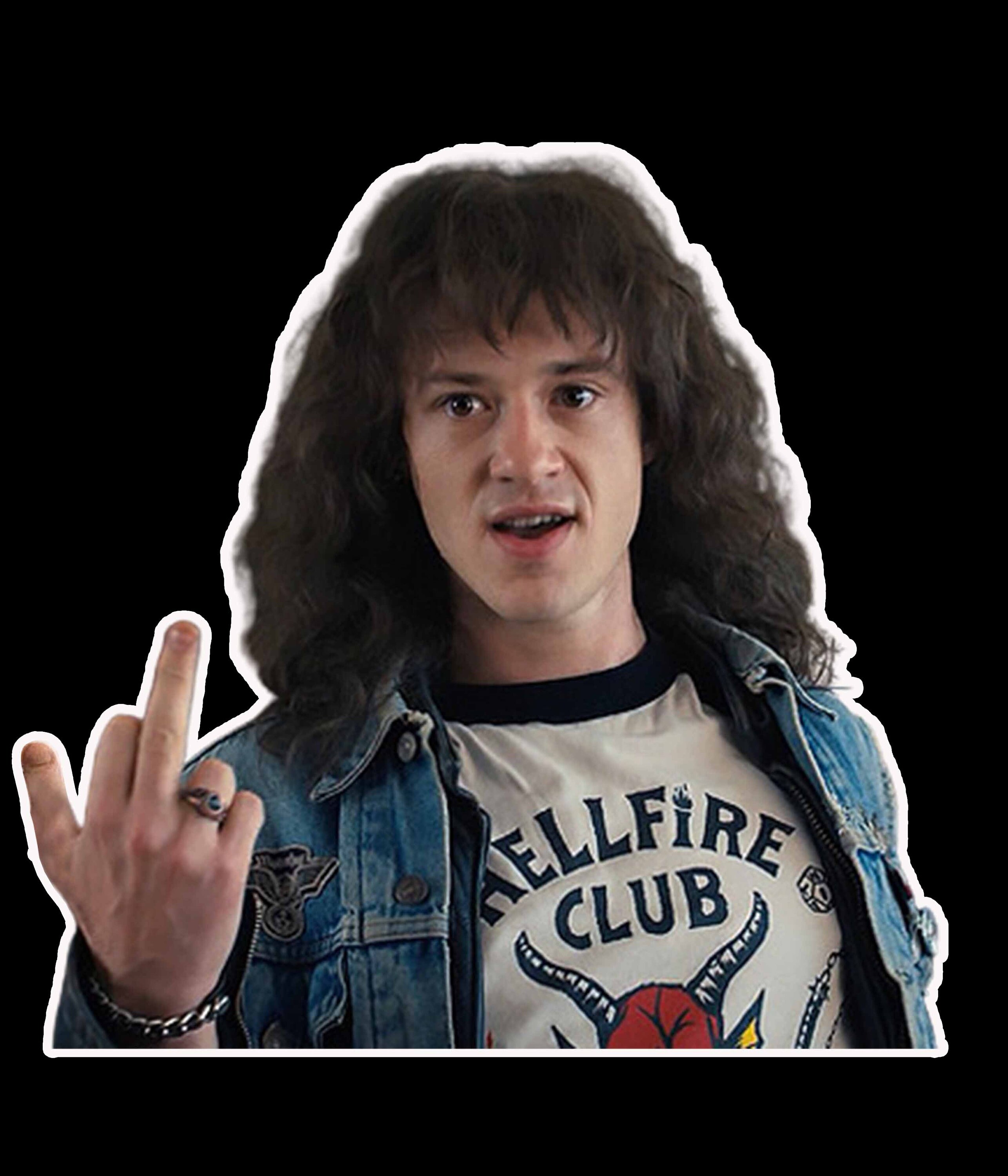 Eddie Munson ST Season 4 Sticker Vinyl Kisscut Stickers Etsy UK