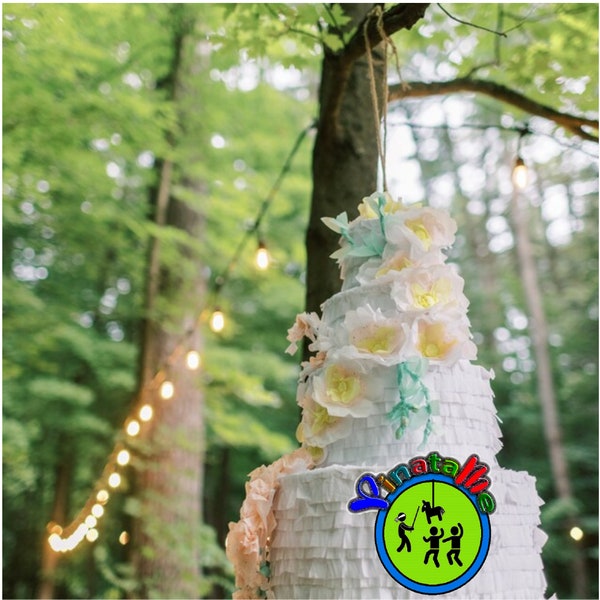 Custom made wedding or birthday cake pinata