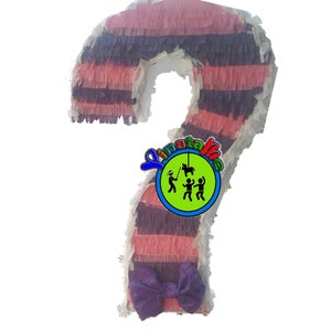 Pinata z informacją o płci dziecka, 24 x 14 x 5 cali, ściągana sznurkiem.