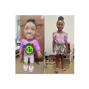 Custom person Piñatas large birthday party piñata 30inches