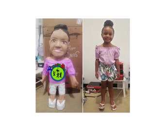 Custom person Piñatas large birthday party piñata 30inches