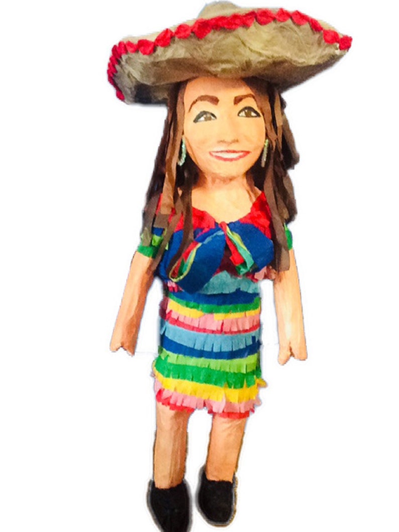 custom person pinata, look a like piñata, portrait piñata...full body image 5