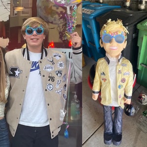 custom person pinata, look a like piñata, portrait piñata...full body image 1