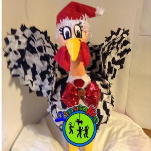Turkey Santa thanksgiving pinata