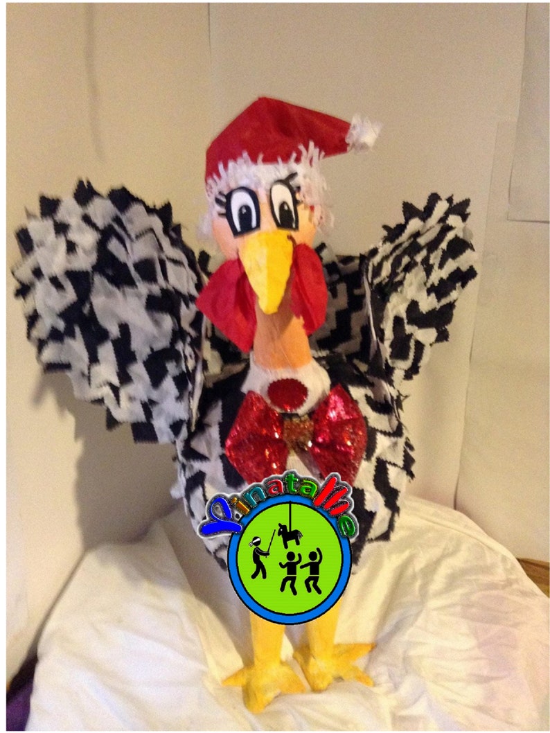 Turkey Santa thanksgiving pinata image 1