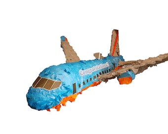 Airplane piñata Size 30 x 18 x 09.