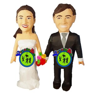 Pinata da matrimonio per la sposa e lo sposo..