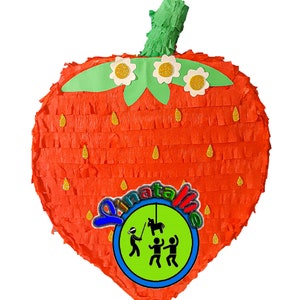 Piñata aux fraises grande piñata de fête d'anniversaire 16 x 4