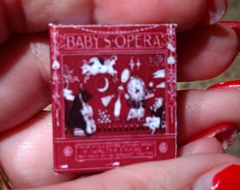 Dolls House 12th Scale The Baby's Opera miniature music book download