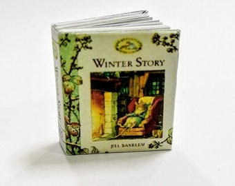 Dolls House 12th Scale Brambly Hedge Winter Story. Kit form miniature book.