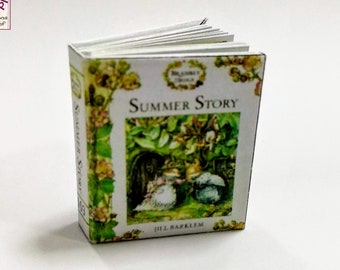 Dolls House 12th Scale Brambly Hedge Summer Story. Kit form miniature book.