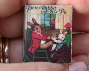 Dolls House 12th Scale Peter Rabbit and his Pa miniature book kit form