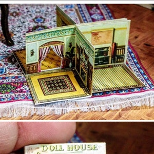 Dolls House 12th Scale Children's Folding Dolls House book. image 1