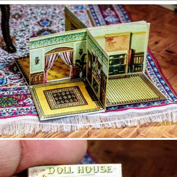Dolls House 12th Scale Children's Folding Dolls House book.