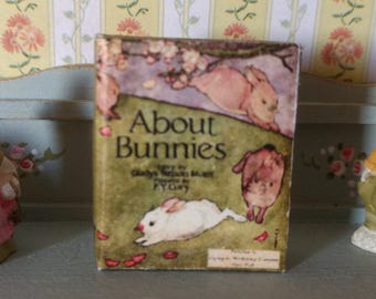 Dolls House 12th Scale About Bunnies. kit form miniature book.