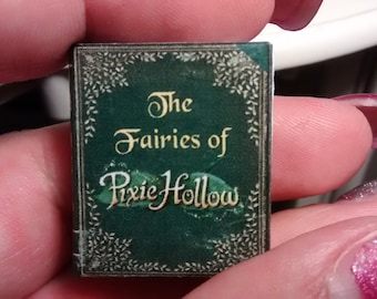 Dolls House 12th Scale  The Fairies of Pixie Hollow. Downloadable miniature book.