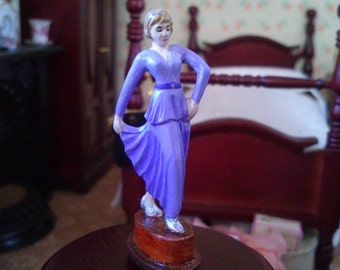 12th scale dolls house Art Deco Figure - Cheryl Ann