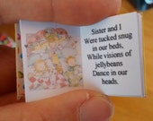 Dolls House 12th Scale  The Night Before Easter. Downloadable miniature book.
