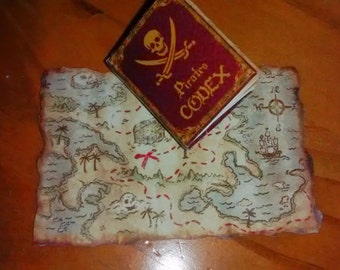 Dolls House 12th Scale  The Pirates Code. Kit miniature book.