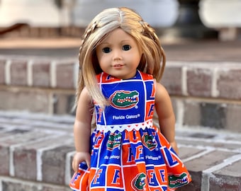 UF Gators 18" doll Gameday Dress