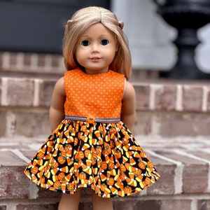 Halloween/Candy Corn Doll Dress