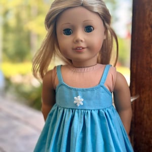 Elsa Inspired Frozen Dress