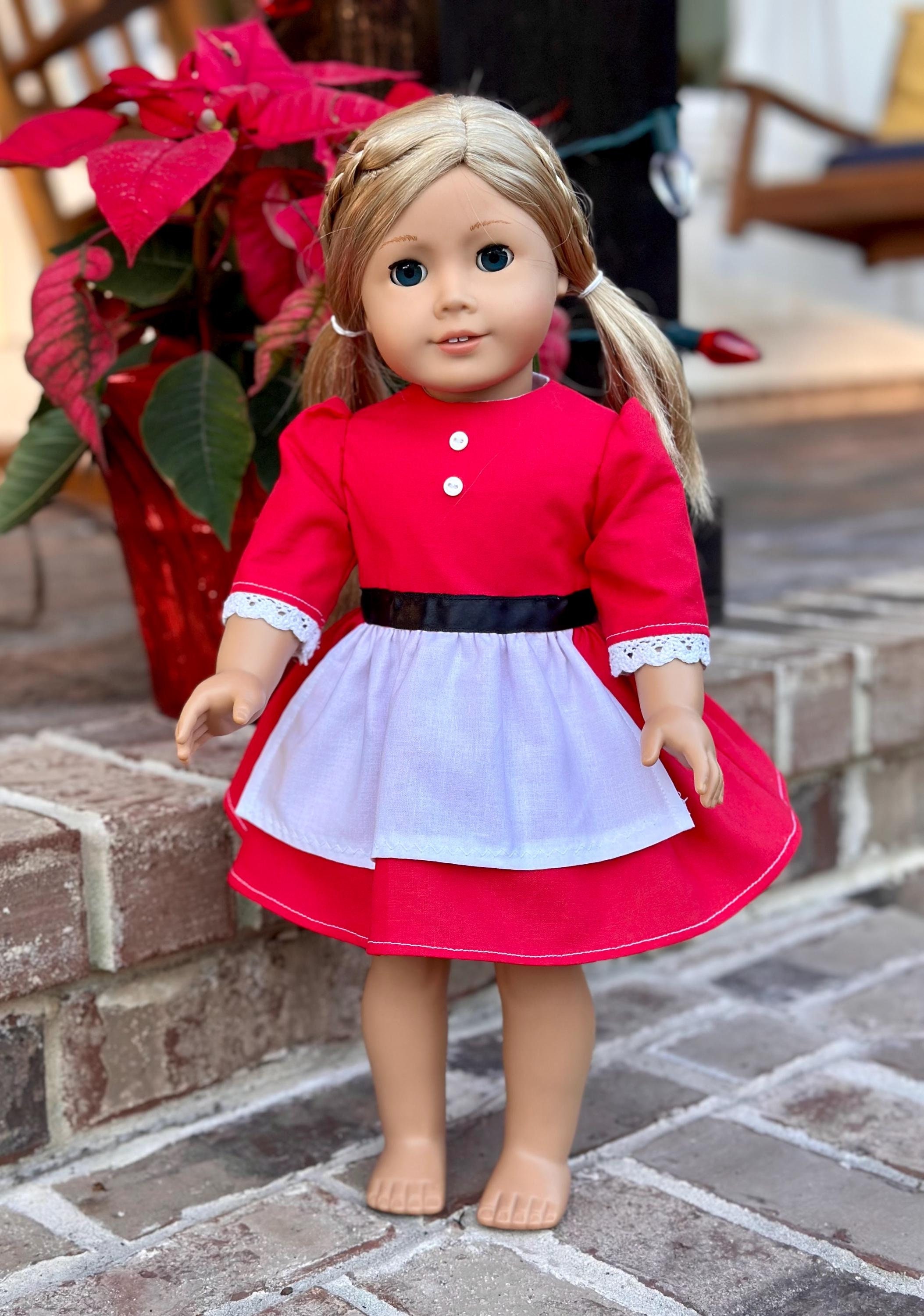 white christmas dresses American Girl Maryellen's Pretty Pink Dress for 18