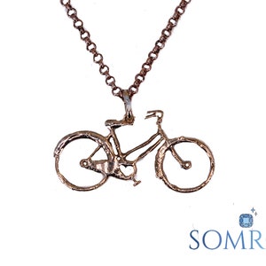 Bicycle - Handmade Sterling Silver Necklace