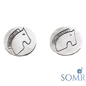 Troia Seal - Handmade Sterling Silver Earrings