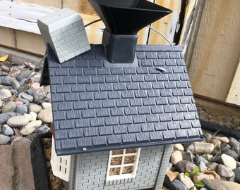 Square Bird Feeder Funnel for North States Village Cottage Chimney Fill Feed