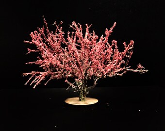 Pink Cherry Blossom Model Tree: Diorama Wargaming Scenery