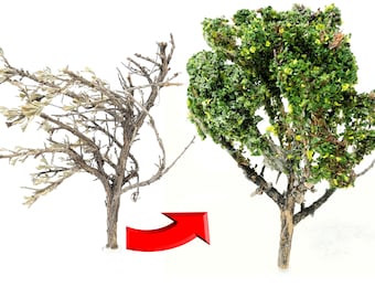 5 Model Tree Armatures Miniature For Dioramas, Wargaming, Railway Railroad Layout Scenery