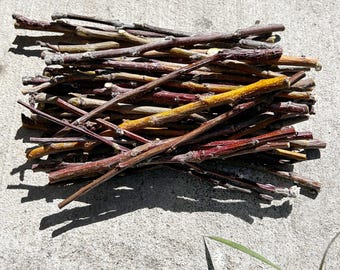 Natürliche Kaustangen aus Apfelholz für Kaninchen & Meerschweinchen