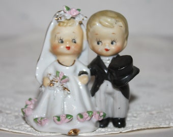 Norman Rockwell 50th Anniversary 1982 Bride and Groom Collectible Bell