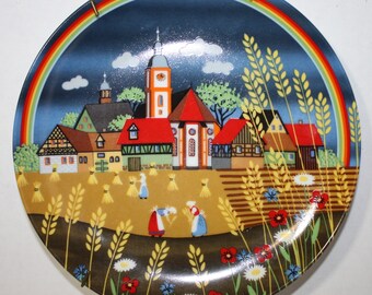 MUHLE IN FRANKEN Collector Plate by Barbara Furstenhofer