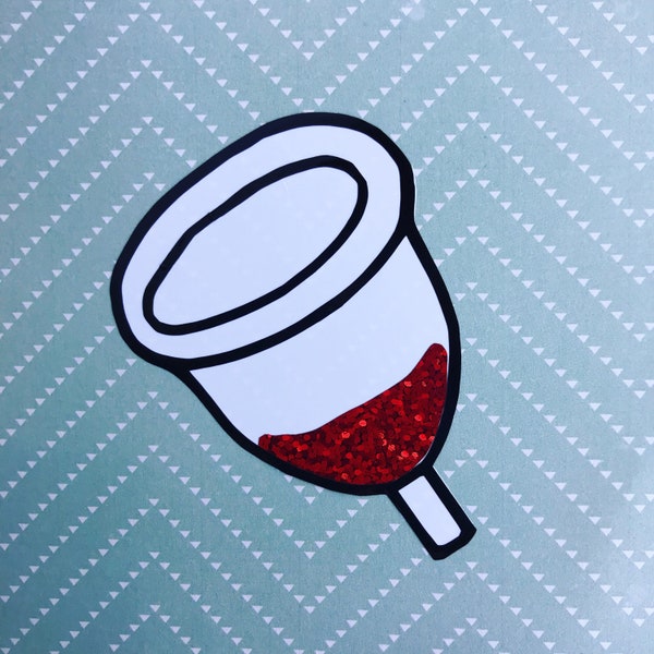 Menstrual Cup Sticker or Decal