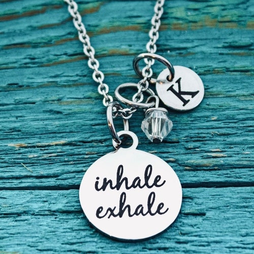 RT Respiratory Therapist Necklace Sterling Silver Lung Etsy