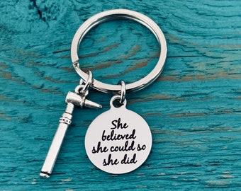 TELEPHONE BOX KEY RING Antique SILVER COLOUR DR WHO INSPIRED PRESENT gift Bag