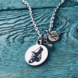 Irish Dance Shoes, Irish Dancing, Irish Dance, Irish Dancer, RECITAL GIFT, Silver Jewelry, Silver Necklace, Charm Necklace, Gifts for